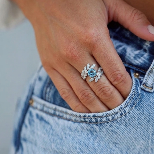 Azure Aura Ring