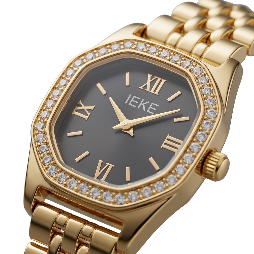 IEKE Elegant Gold Watch for Women – Premium Stylish Dial