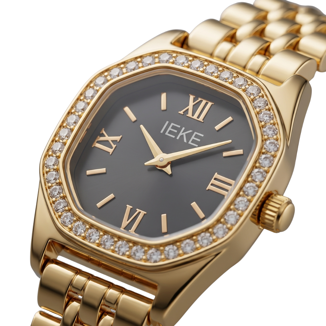 IEKE Elegant Gold Watch for Women – Premium Stylish Dial