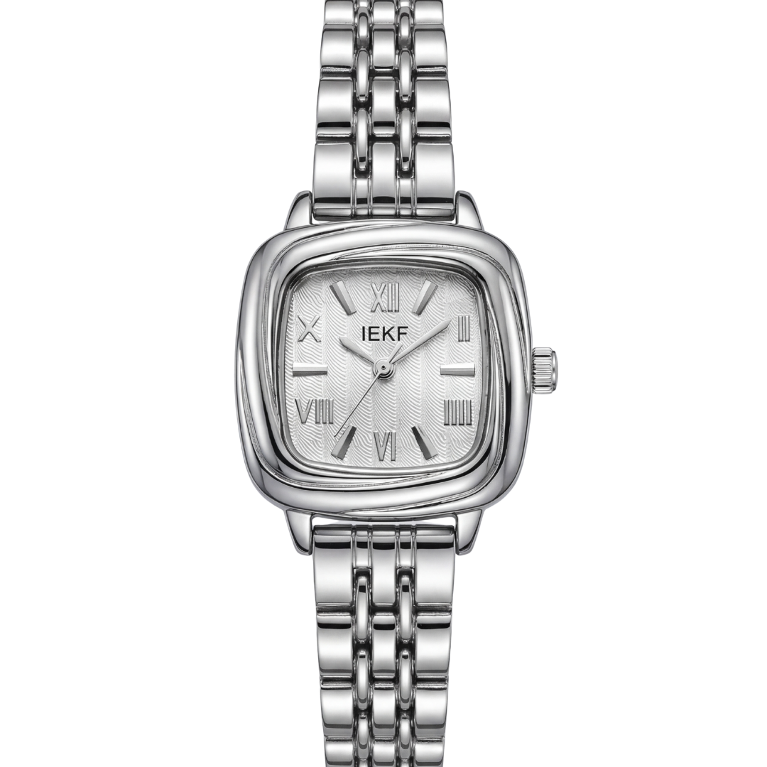 IEKE Premium Silver Women’s Watch – Stylish Minimal Design