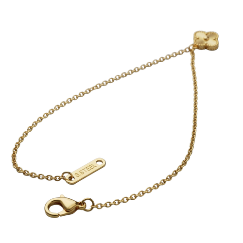 Classic Flower Bracelet – Timeless Gold Finish