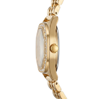IEKE Gold Crystal Bezel Women’s Watch – Elegant Roman Dial