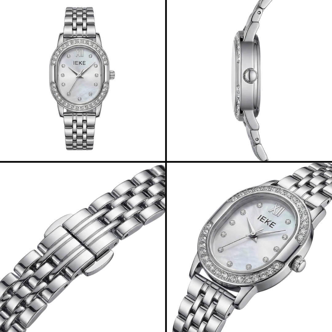 IEKE Luxury Watch – Silver Elegant Premium Style