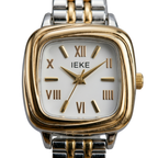 IEKE Elegant Gold & Silver Watch for Women – Premium Dial