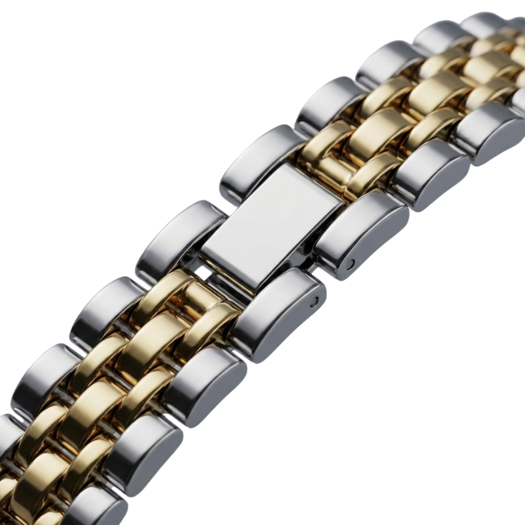 IEKE Premium Two-Tone Watch – Gold & Silver Elegant Style