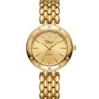 Bingo Premium Gold Watch for Women – Elegant Round Dial