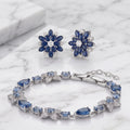 Floral Sapphire Duo